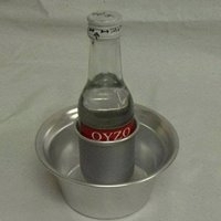 Cooling tray for small 'ouzo' bottle.