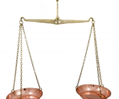 Decorative hanging scale, No 3198.
