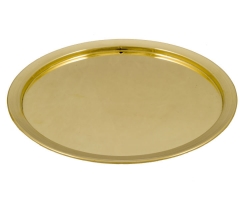 Plain bronze disc.