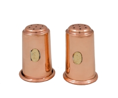 Salt & pepper shaker, copper.