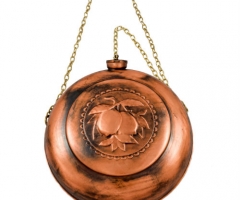 Copper flask.