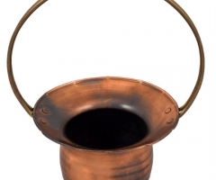 Copper jar Νο 3214, antique finish.