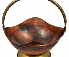 Copper jar Νο 3216, antique finish.