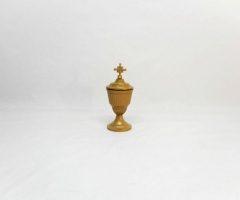 Aluminum cemetery censer.