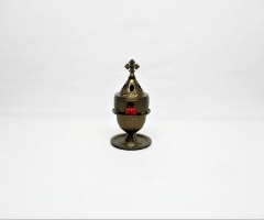 Metal oil lamp "cross".